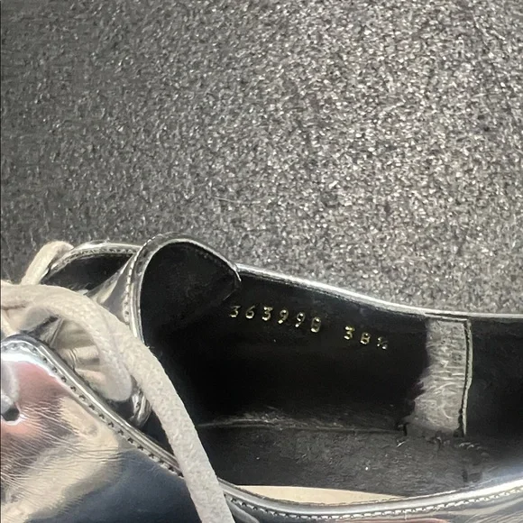 Stella McCartney Silver Star Platform Lace-Up Shoes - Picture 8 of 8